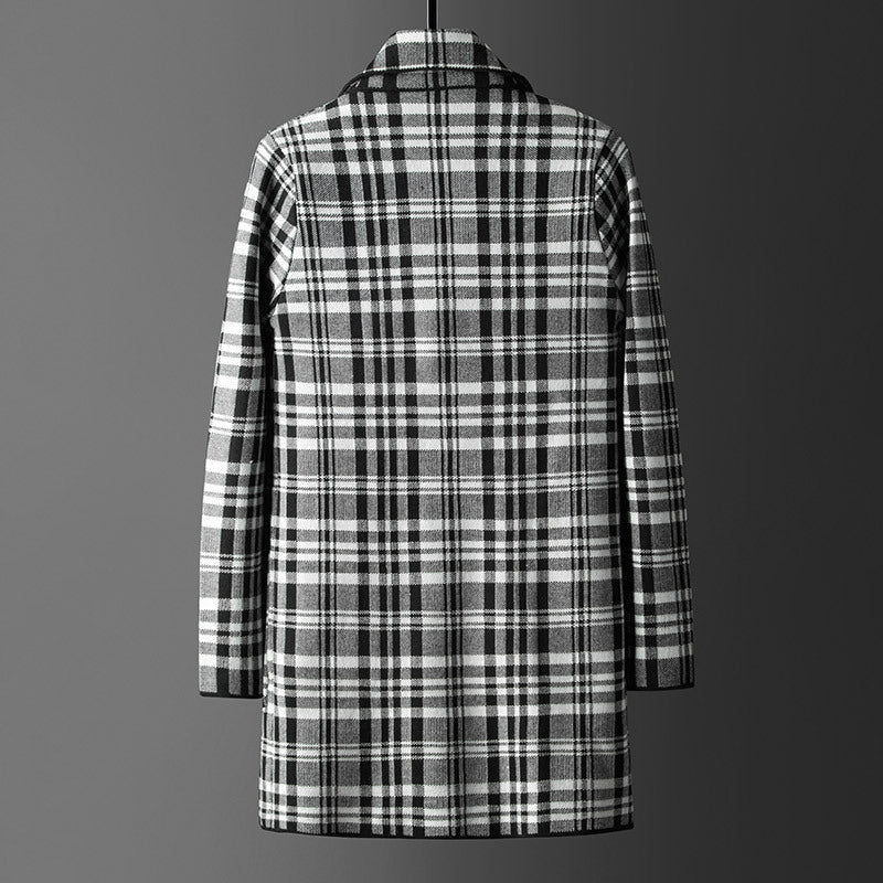 Dan Anthony Classic Plaid Coat