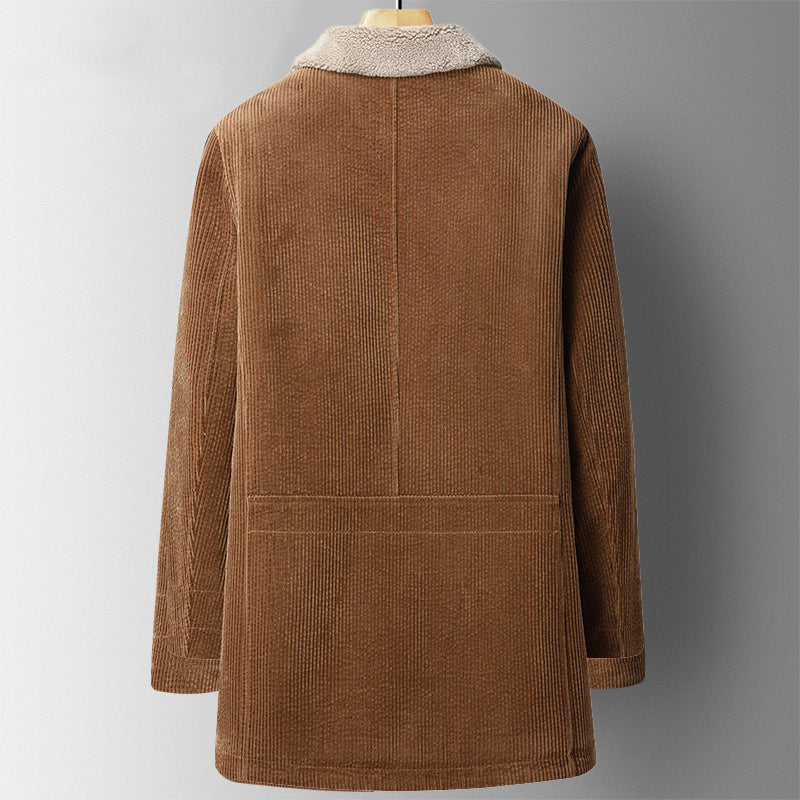 Dan Anthony Corduroy Warm Coat