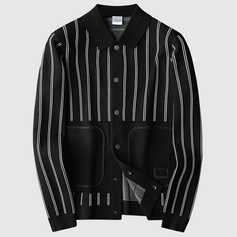 Dan Anthony Gents' Striped Cardigan