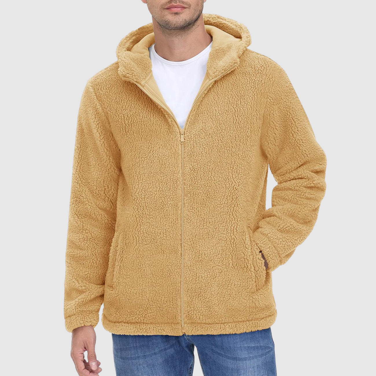 Dan Anthony Hooded Sherpa Jacket