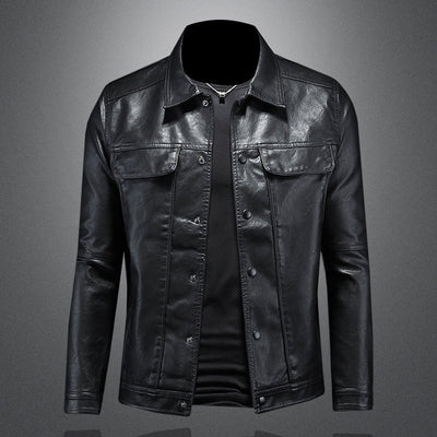 Dan Anthony Leather Biker Jacket