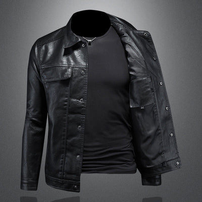 Dan Anthony Leather Biker Jacket