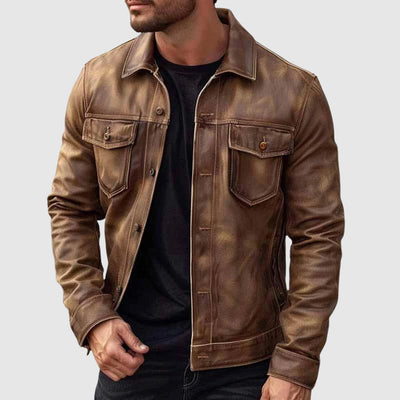 Dan Anthony Old-School Leather Jacket