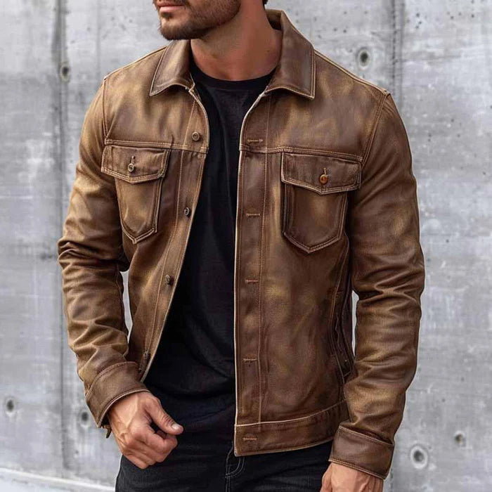 Dan Anthony Old-School Leather Jacket