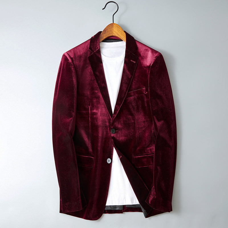 Dan Anthony Opulent Velvet Blazer