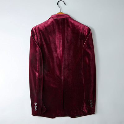 Dan Anthony Opulent Velvet Blazer