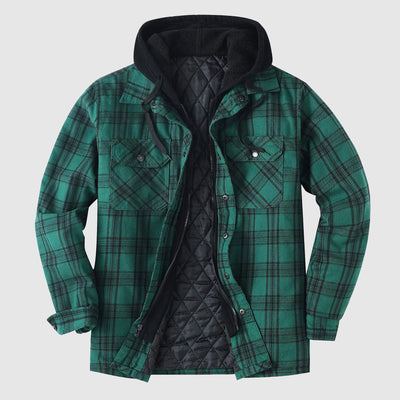 Dan Anthony Quilted Hooded Jacket