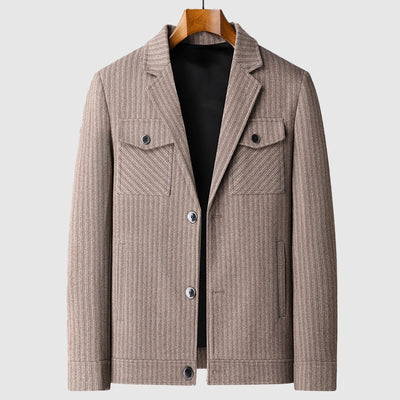 Dan Anthony Striped Woolen Jacket