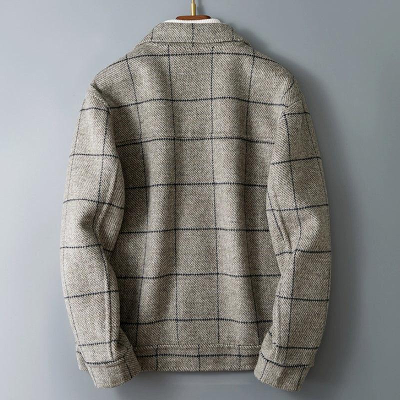 Dan Anthony Wool Plaid Jacket