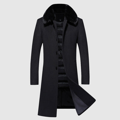 Elite Elegance Gentleman's Long Coat