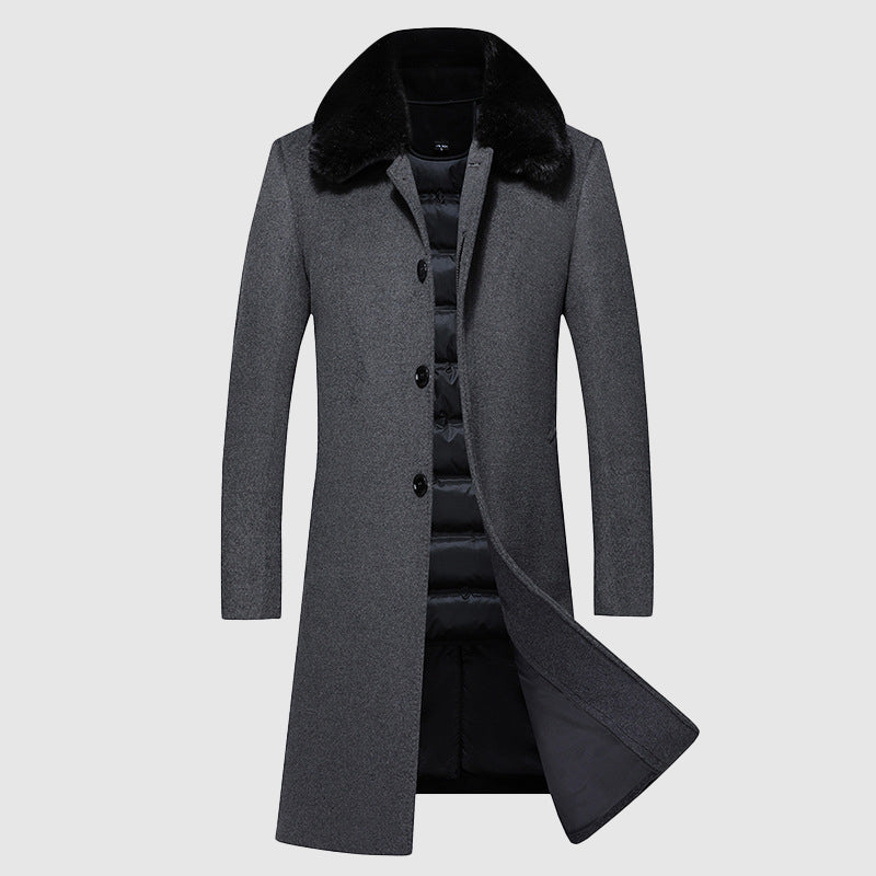 Elite Elegance Gentleman's Long Coat