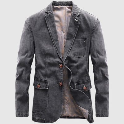 François Montblanc L'Artisan Denim Coat