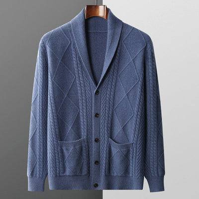 Heritage Knitwear Wool Cardigan