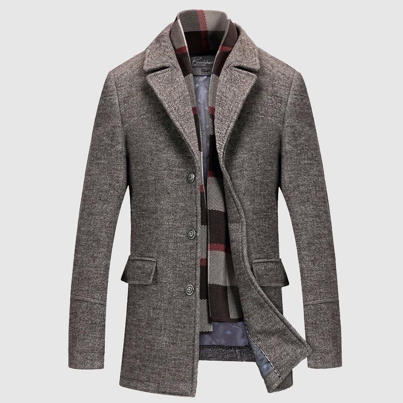 John Wellington Business Wool Coat