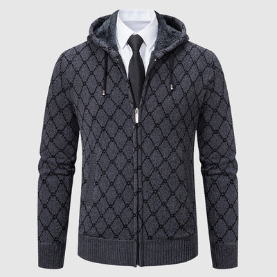 John Wellington Polished Argyle Cardigan