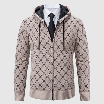 John Wellington Polished Argyle Cardigan