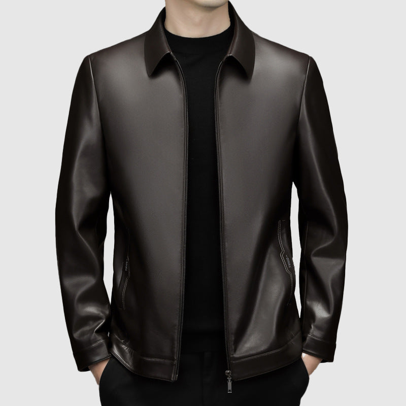 Mason Minimalistic Leather Jacket