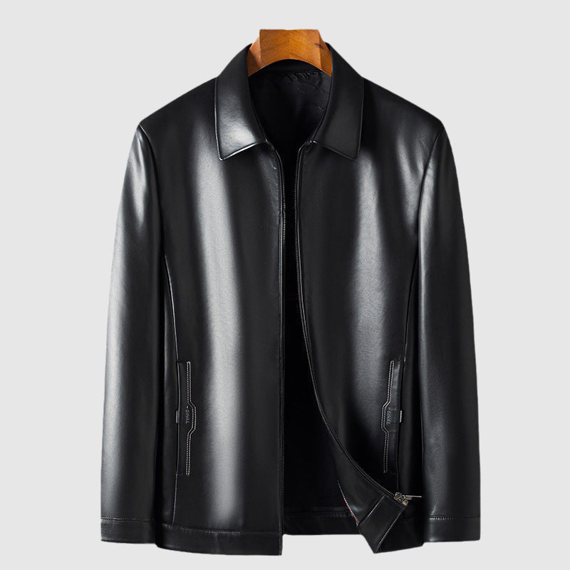 Mason Minimalistic Leather Jacket