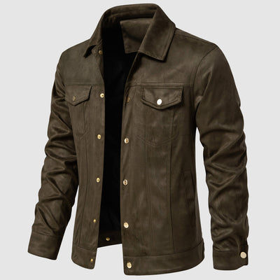 Maverick Suede Leather Jacket