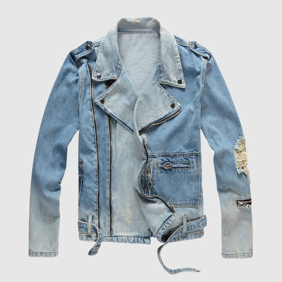 Signature Biker Denim Jacket by Dan Anthony